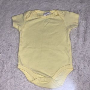 (3 for $10) Laura Ashley Yellow bodysuit